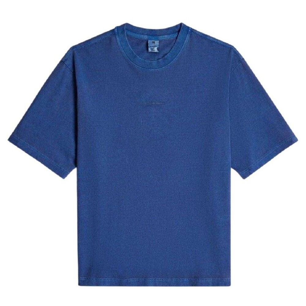 G-Star Mens Cotton Jersey Boxy T-Shirt / Blue